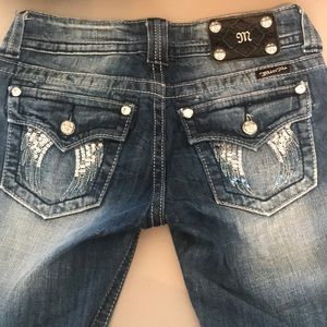 Miss Me Angel Wing Capri Jeans